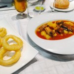 Allipebre y calamares romana